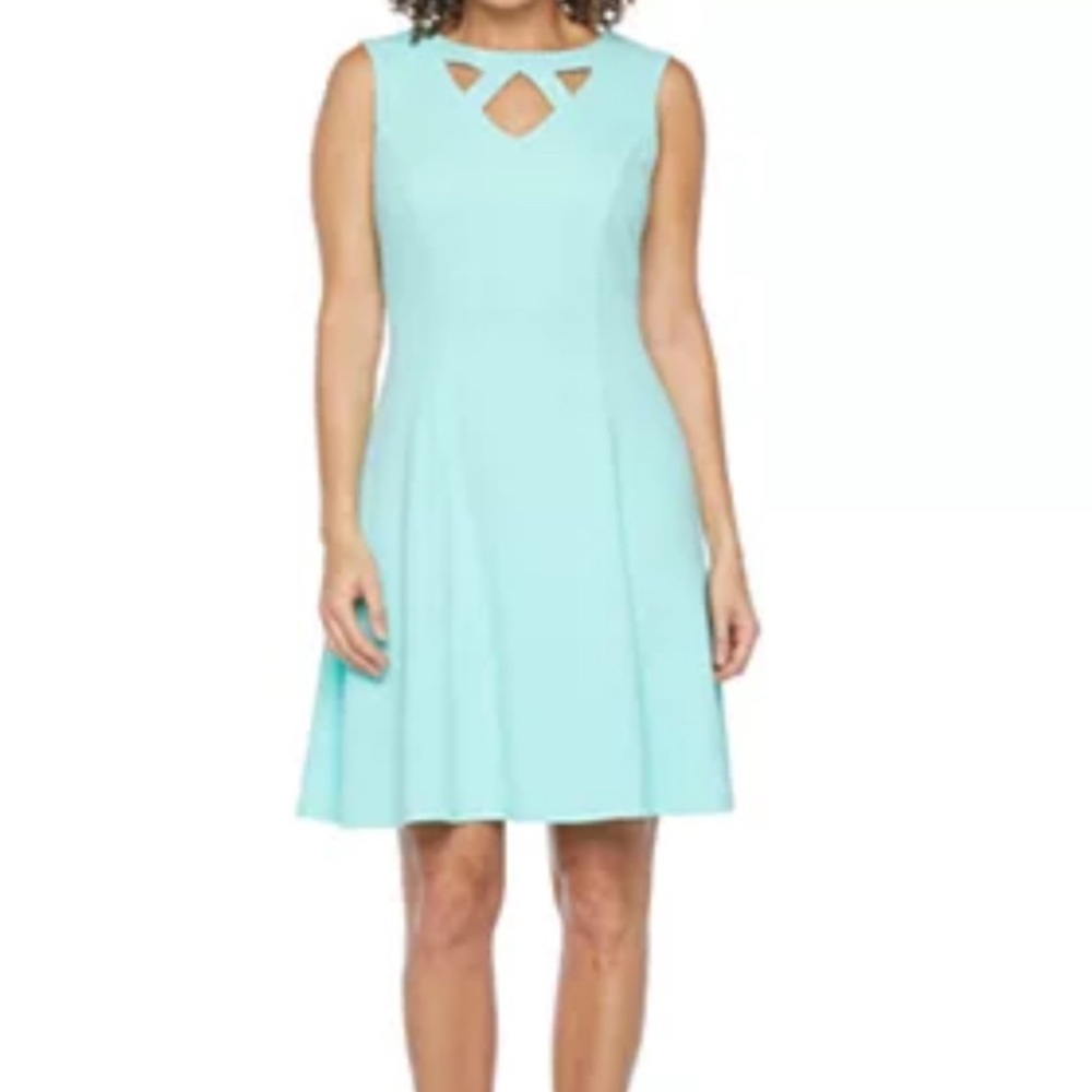 Alyx Sleeveless Fit Flare Dress - Mint